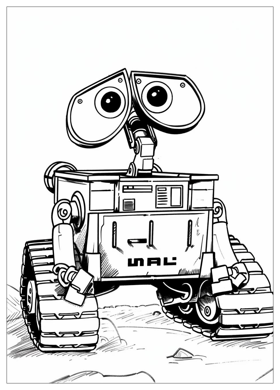 Wall E Coloring Pages-3