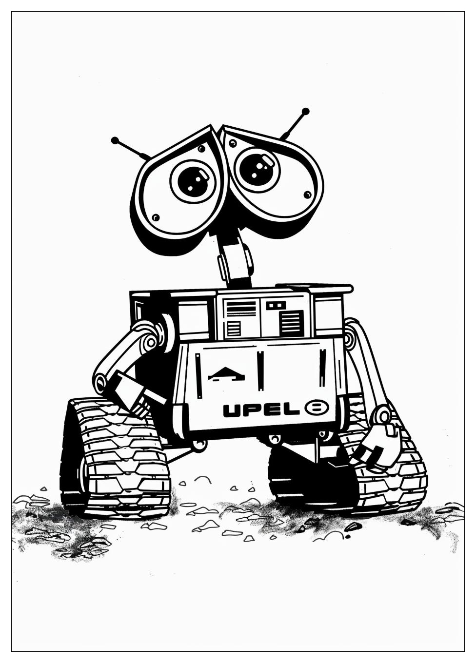 Wall E Coloring Pages-6