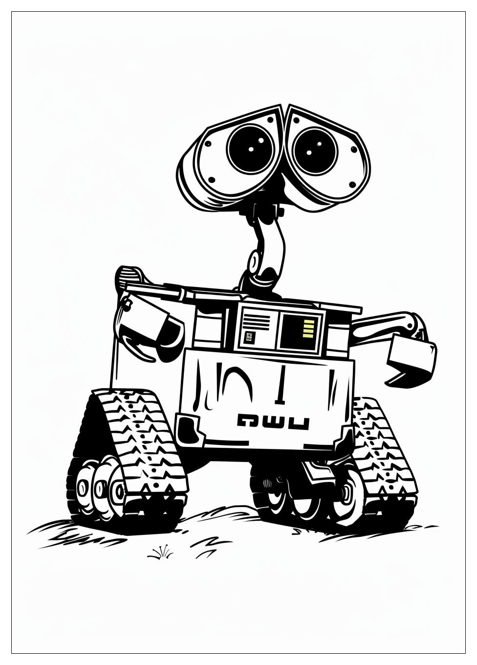 Wall E Coloring Pages-7