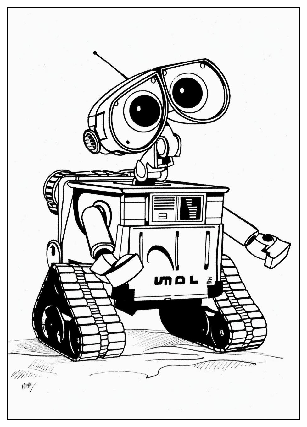 Wall E Coloring Pages-8
