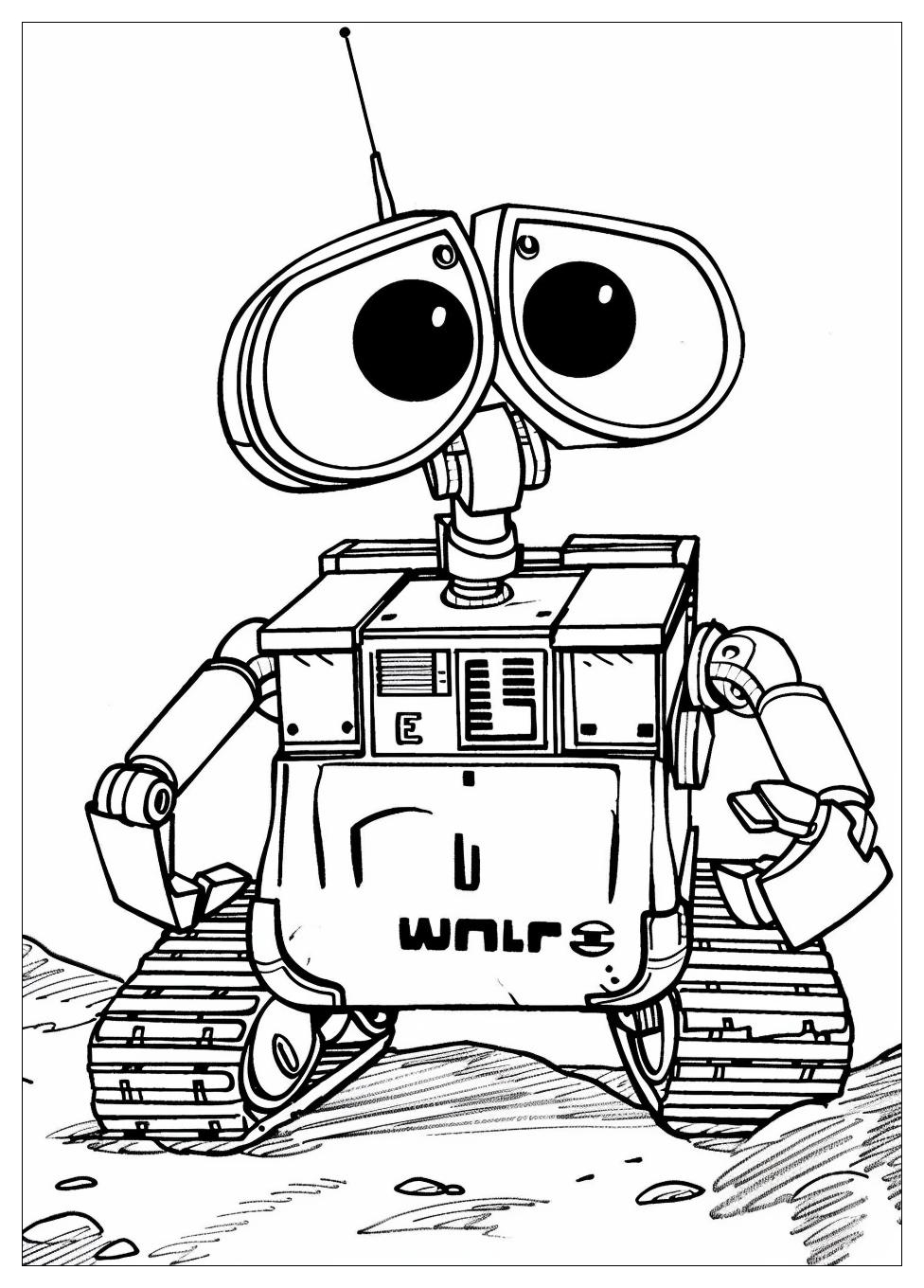 Wall E Coloring Pages-9