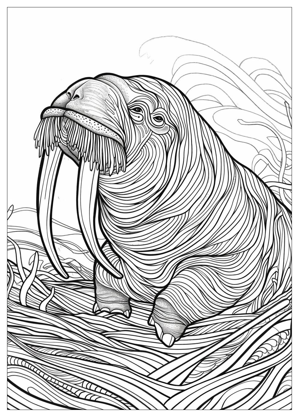 Walrus Coloring Pages-15