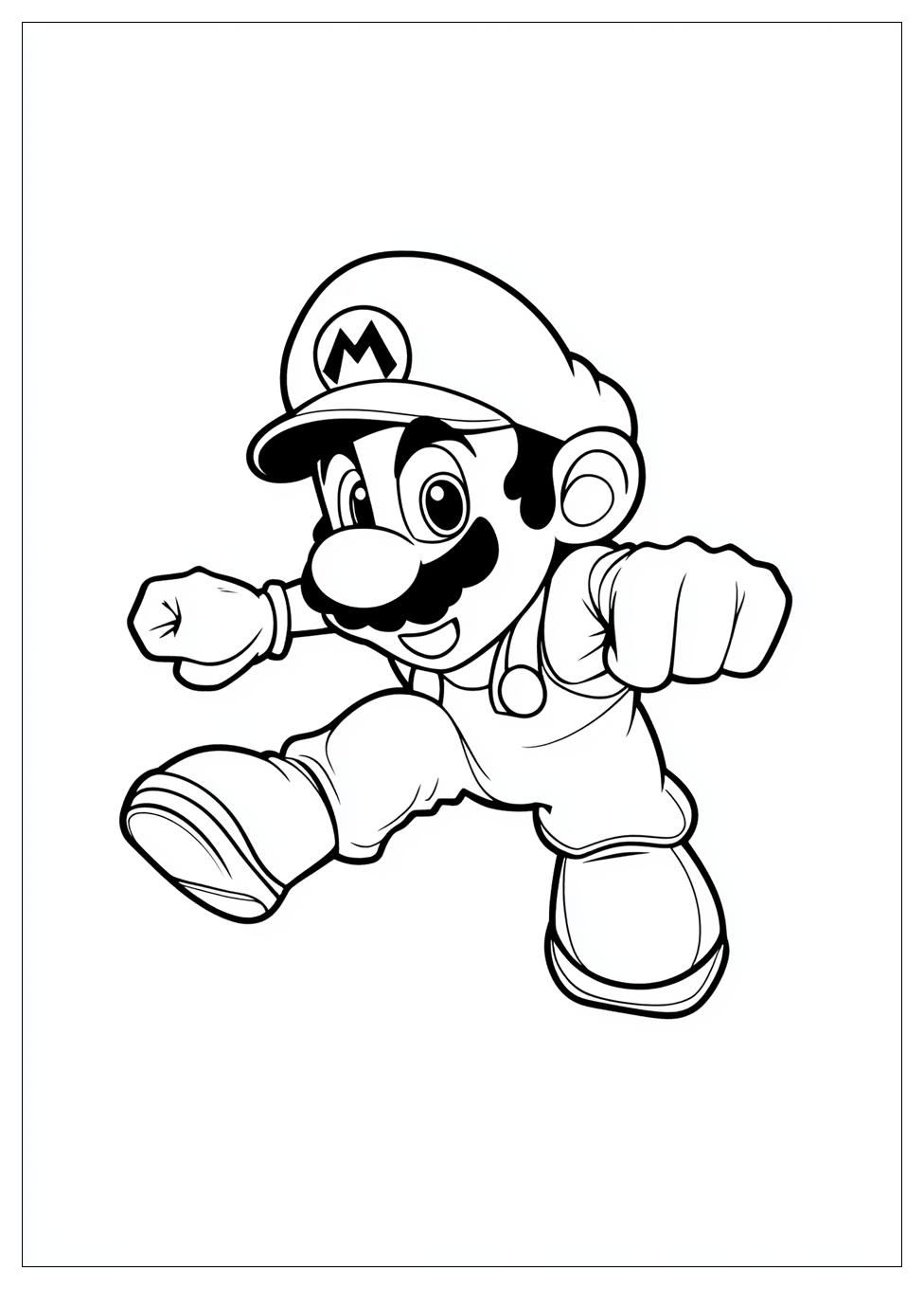 Waluigi Coloring Pages-10