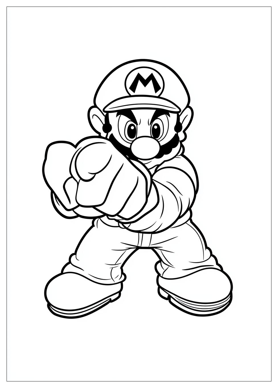 Waluigi Coloring Pages-12