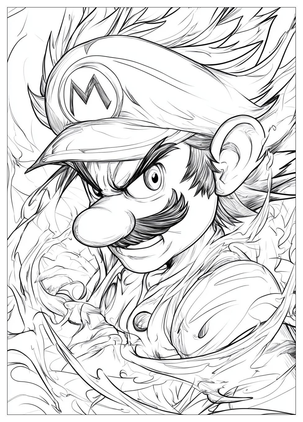 Waluigi Coloring Pages-14