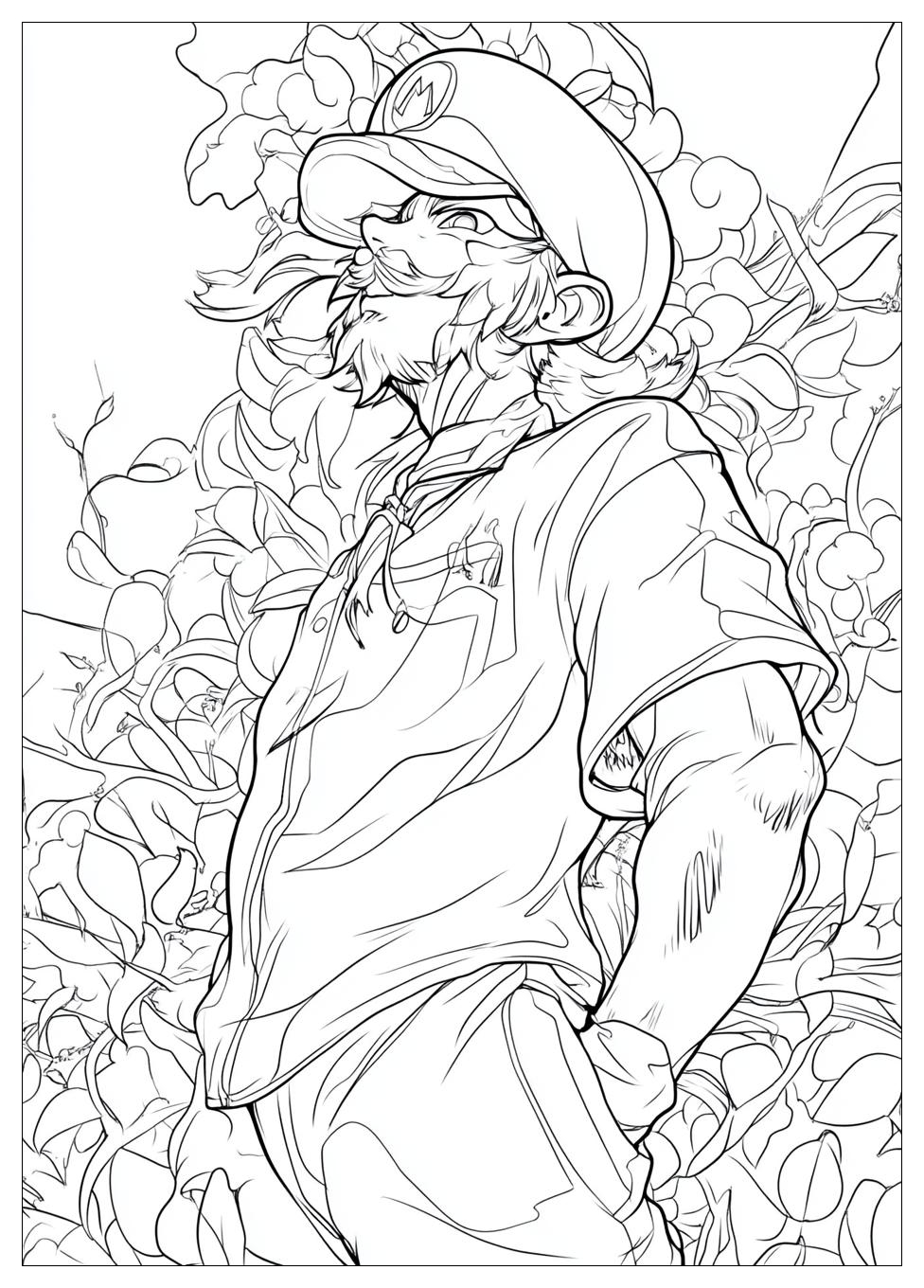 Waluigi Coloring Pages-17