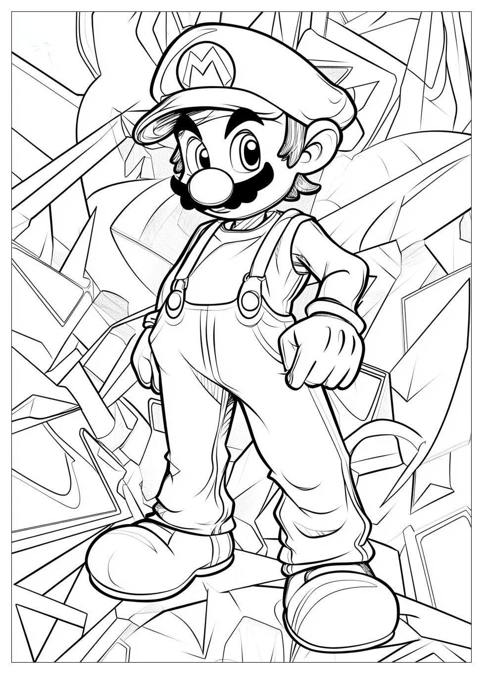 Waluigi Coloring Pages-18