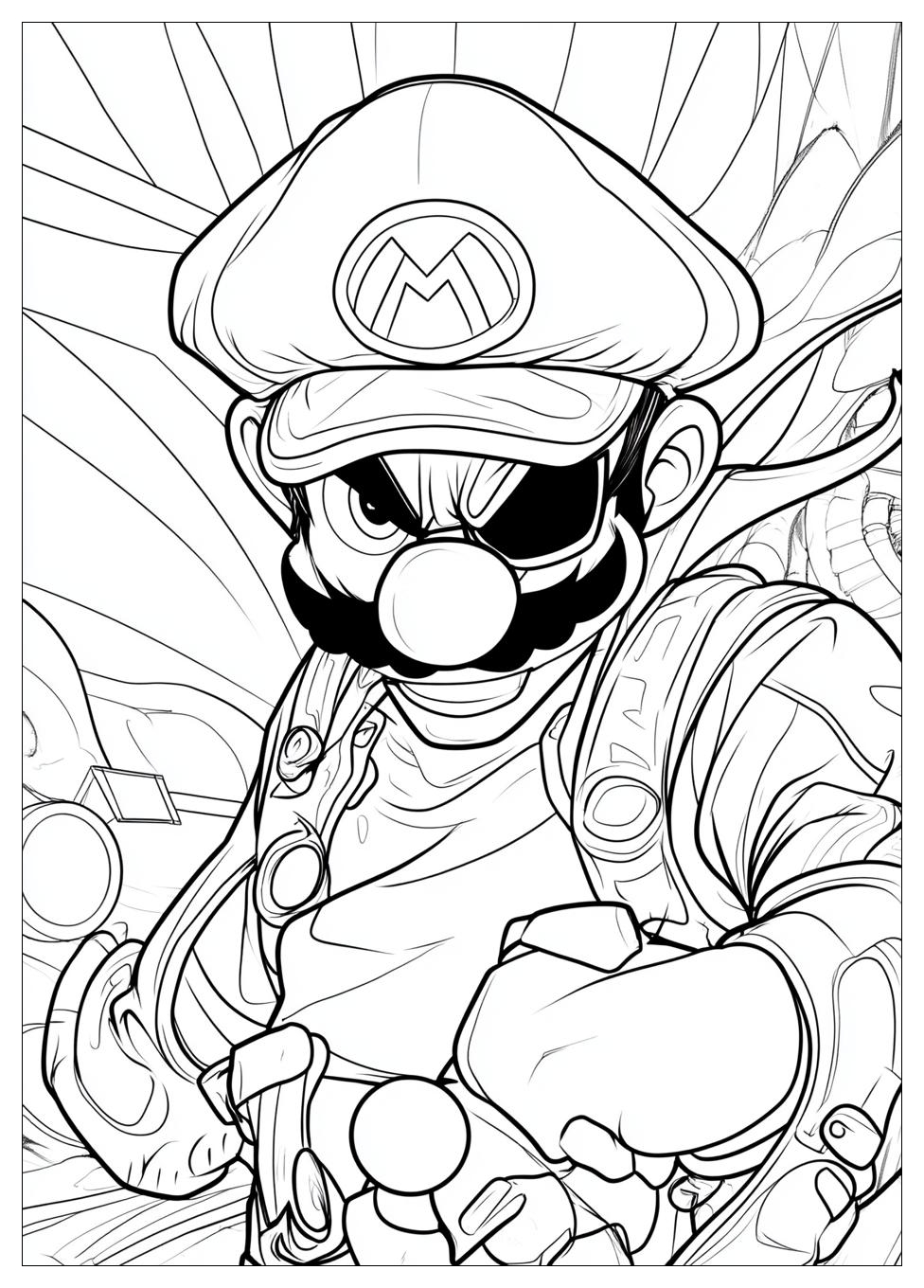 Waluigi Coloring Pages-19
