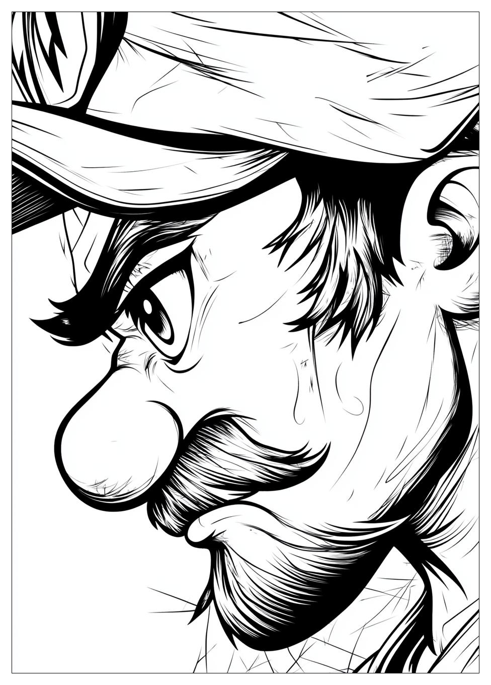 Waluigi Coloring Pages-20