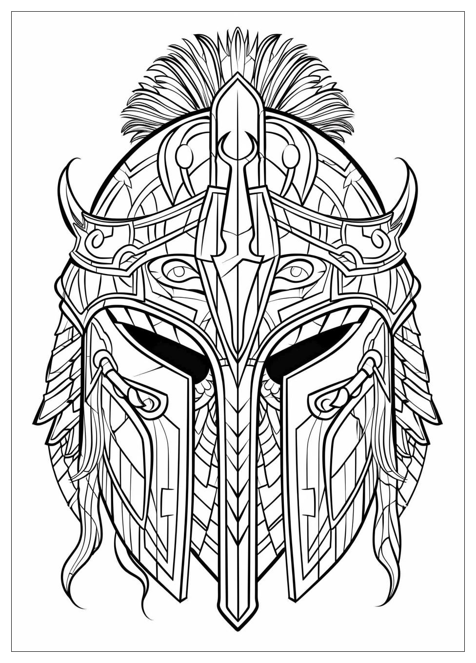 Warrior Coloring Pages-12