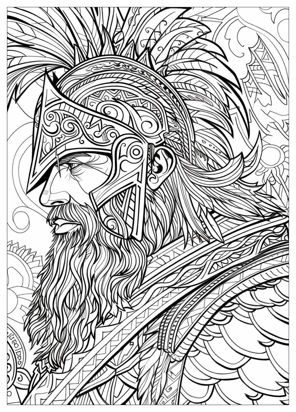 Warrior Coloring Pages-13
