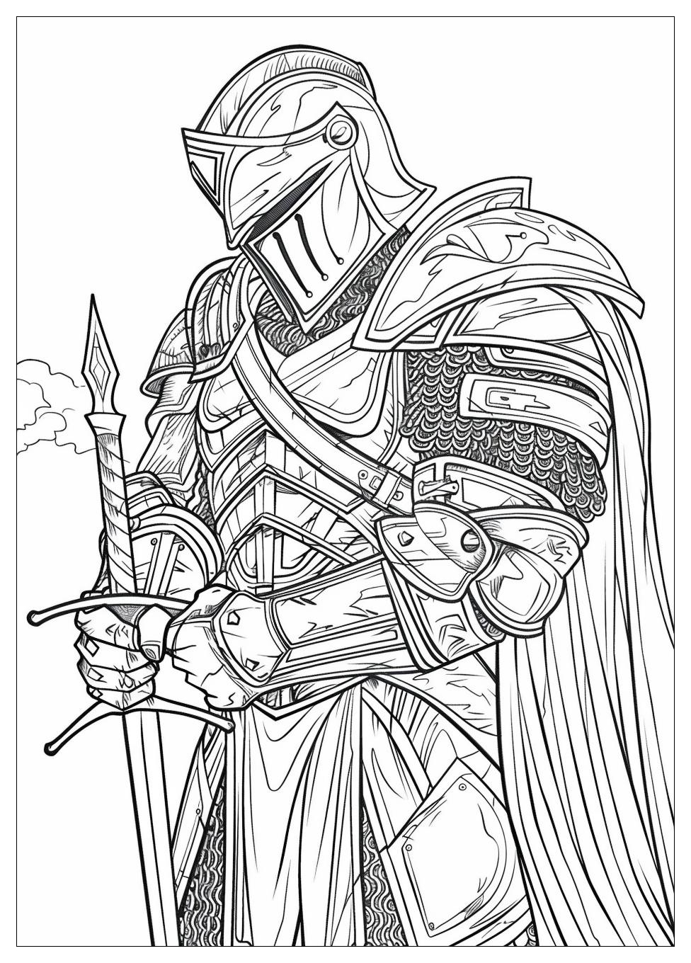 Warrior Coloring Pages-19