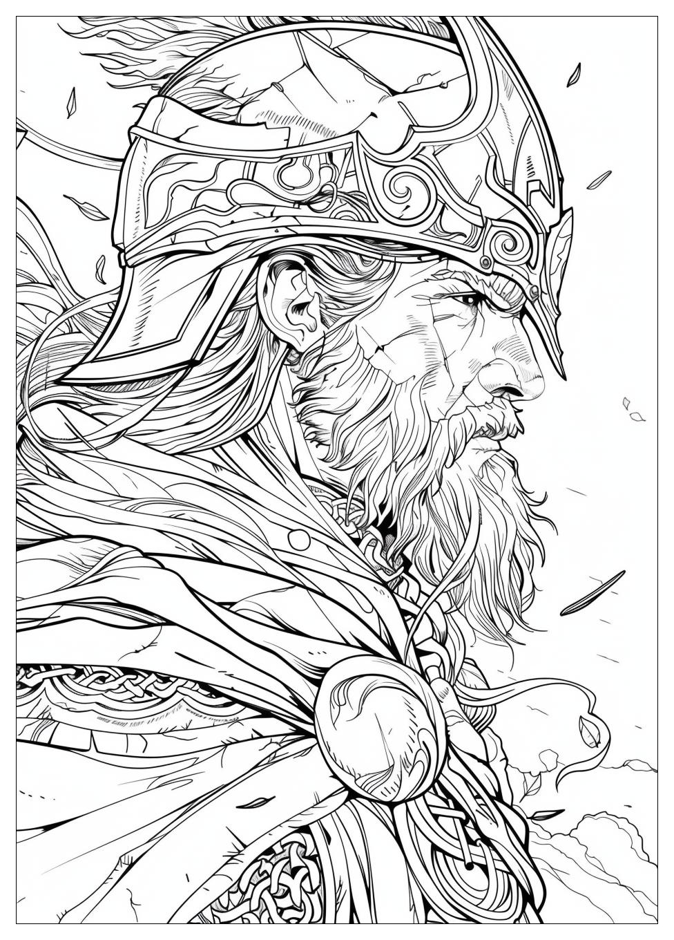 Warrior Coloring Pages-20