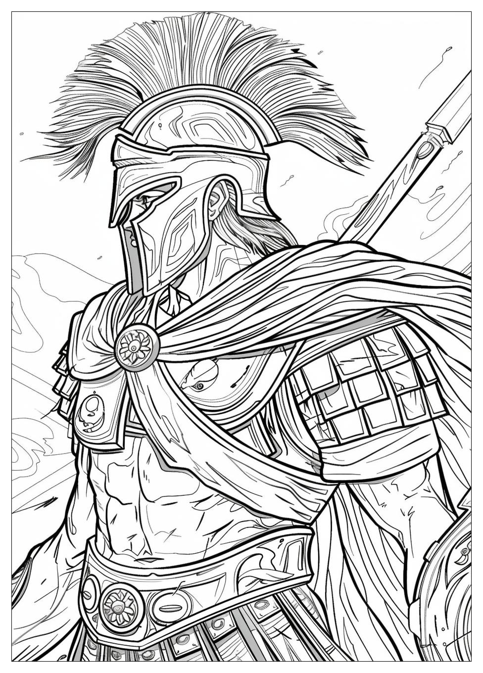 Warrior Coloring Pages-6
