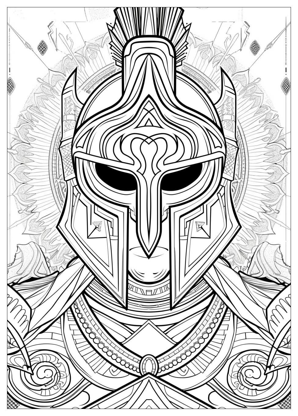 Warrior Coloring Pages-7