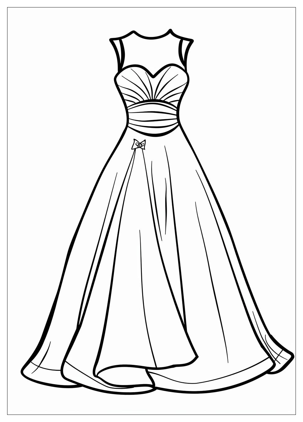 Wedding Dress Coloring Pages-8