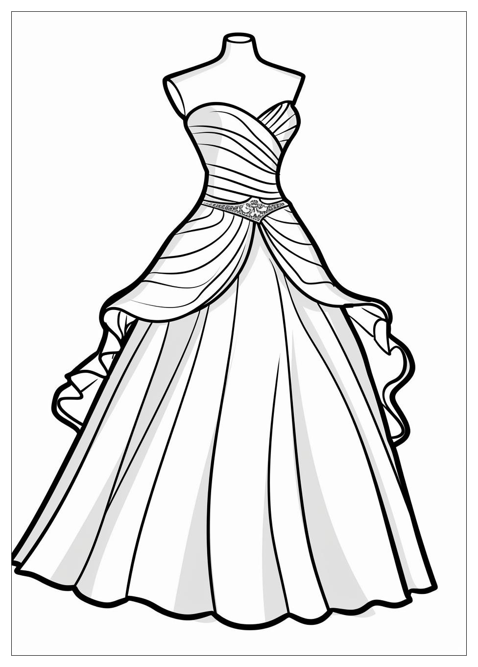 Wedding Dress Coloring Pages-9