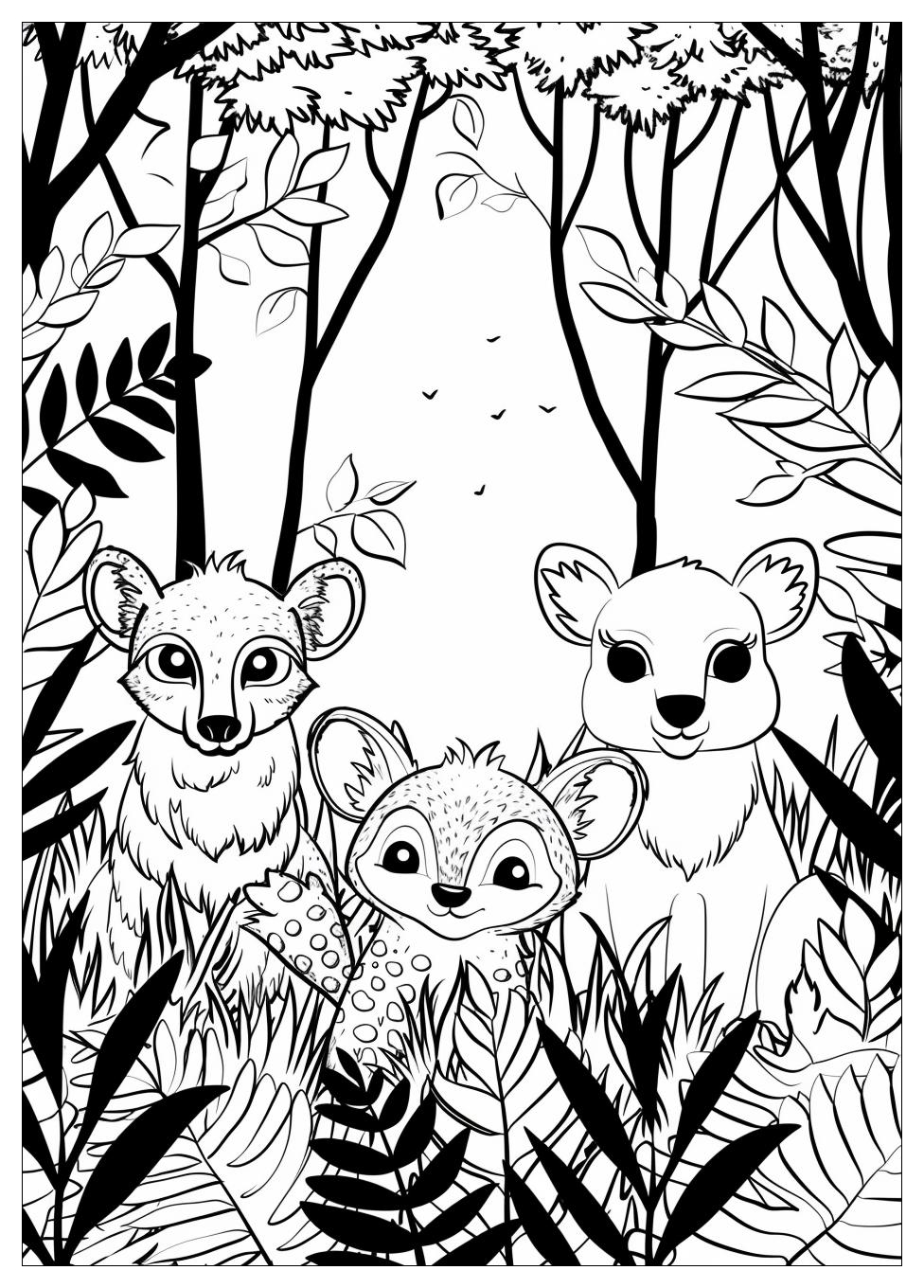 Wild Animals Coloring Pages-10