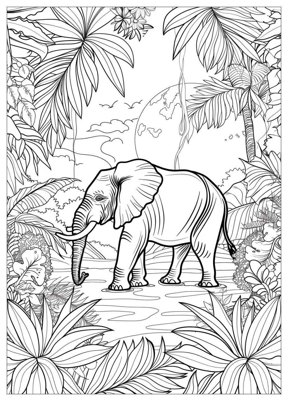 Wild Animals Coloring Pages-13