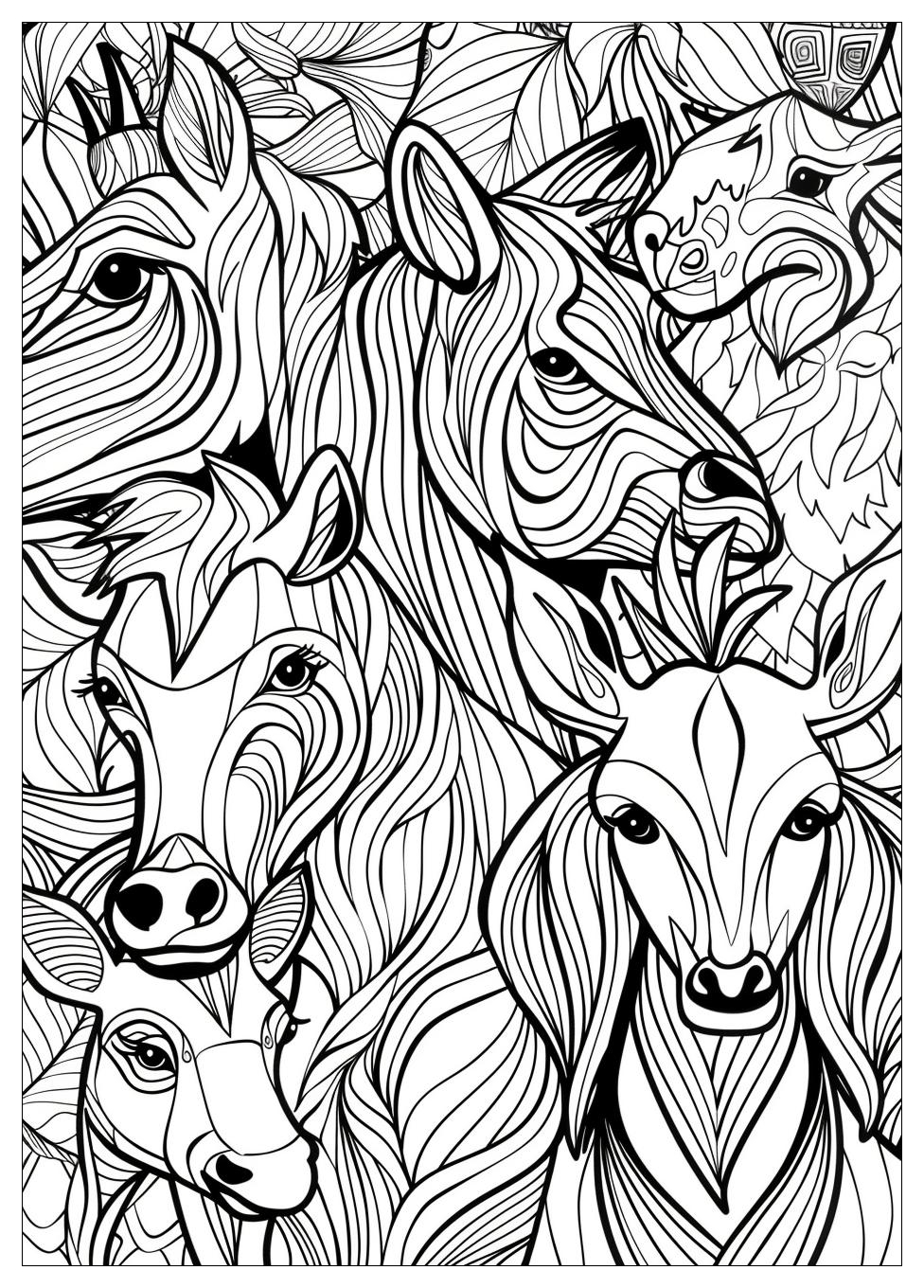Wild Animals Coloring Pages-15