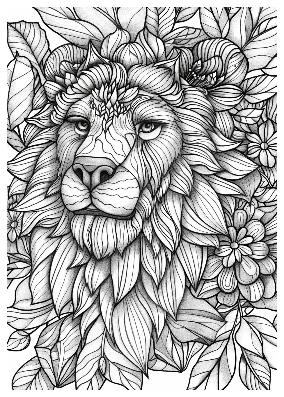 Wild Animals Coloring Pages-16
