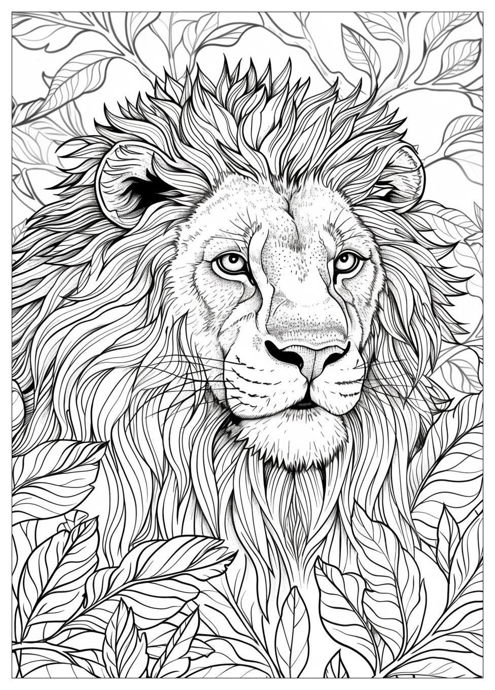 Wild Animals Coloring Pages-17