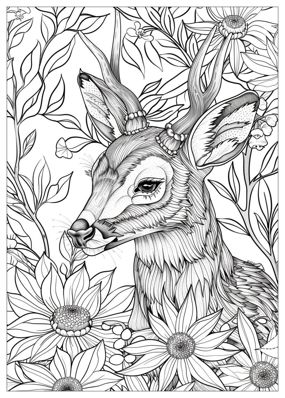 Wild Animals Coloring Pages-18