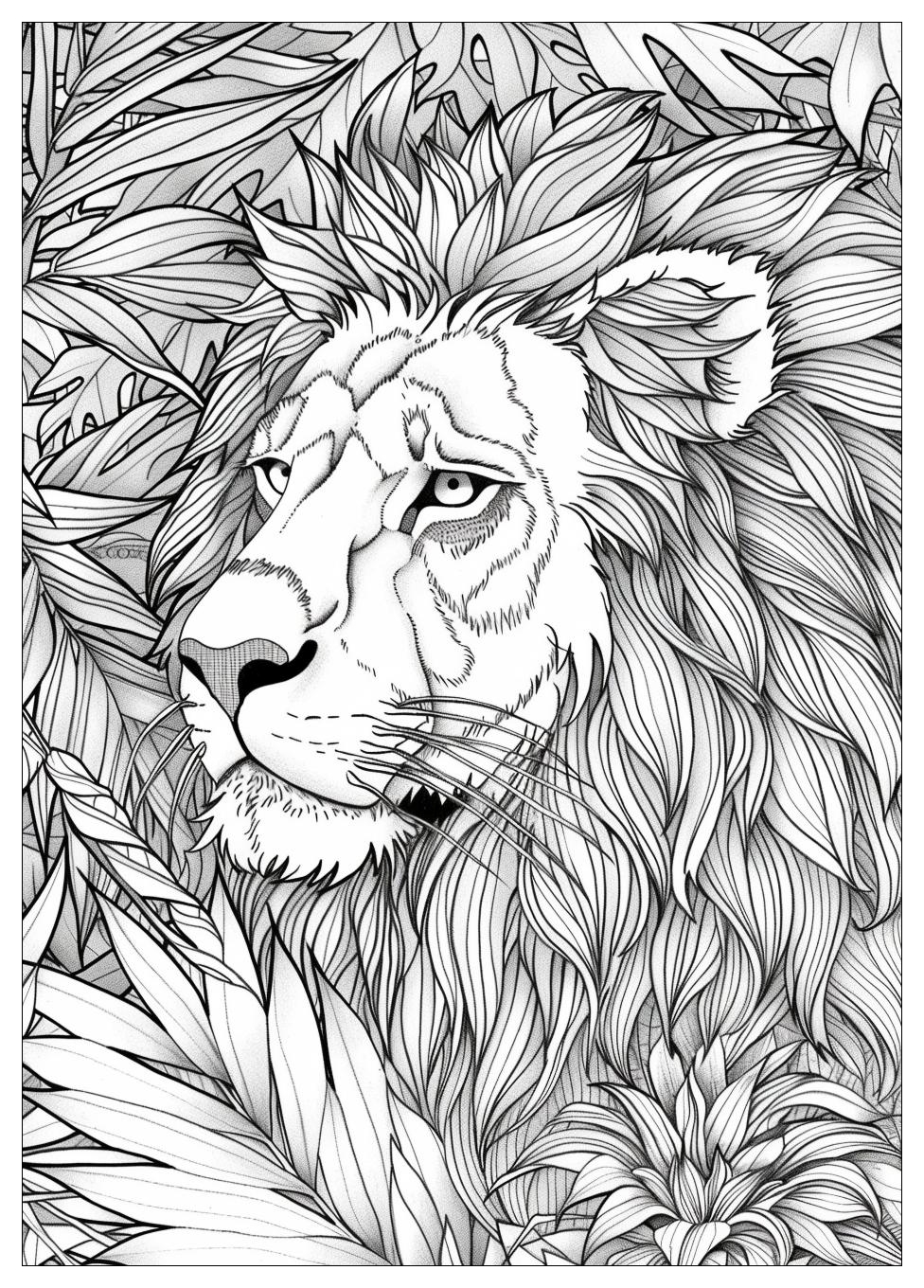 Wild Animals Coloring Pages-20