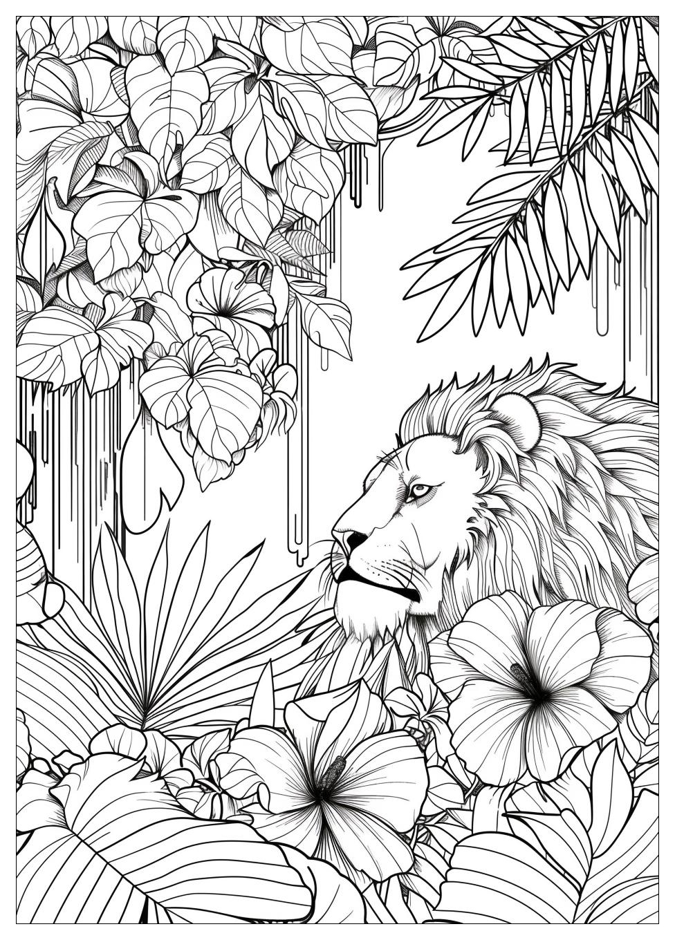 Wild Animals Coloring Pages-4
