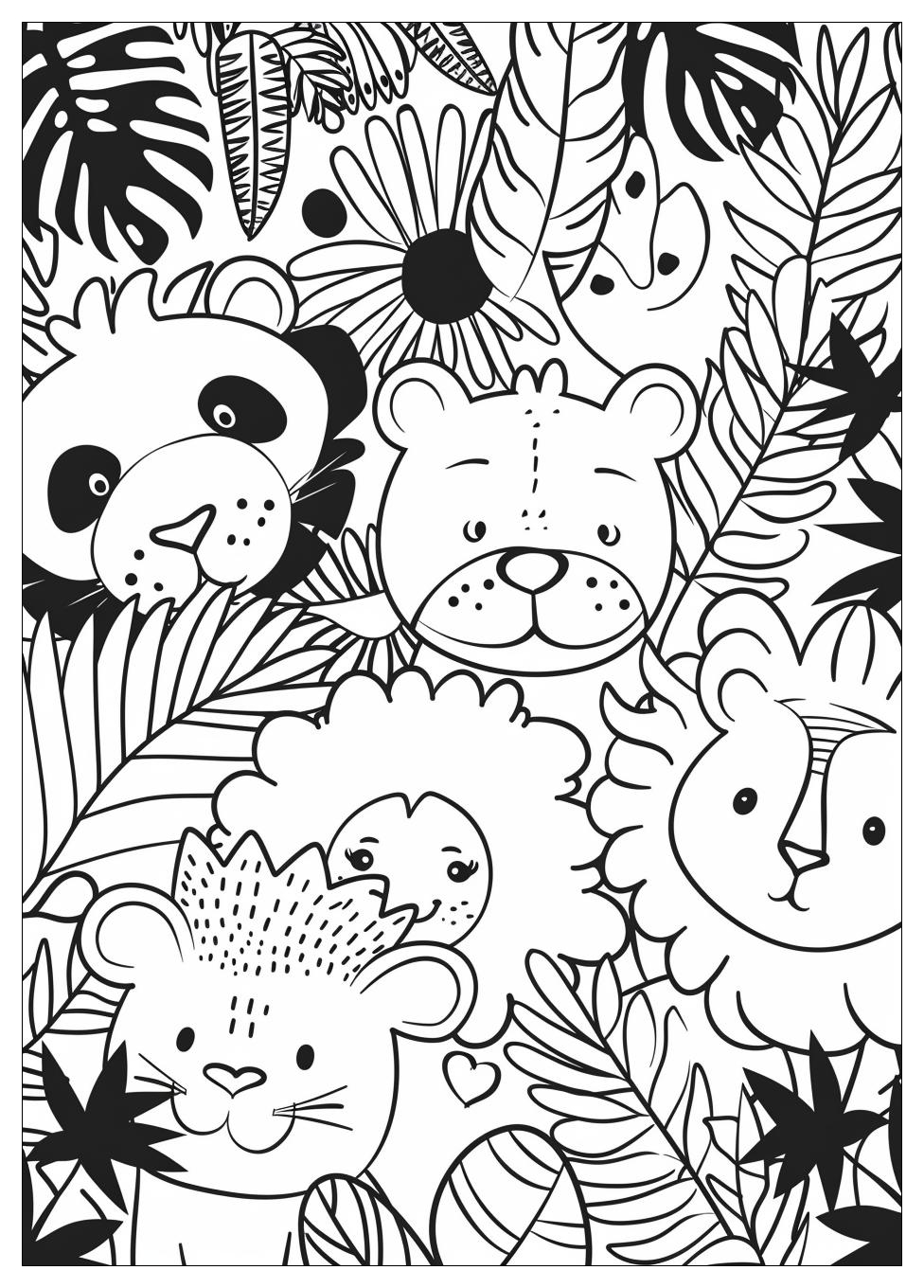 Wild Animals Coloring Pages-6
