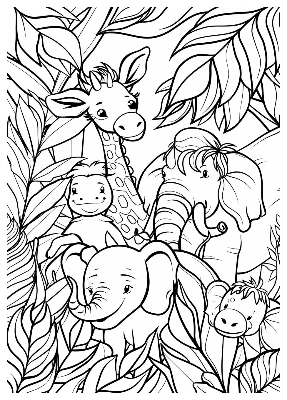 Wild Animals Coloring Pages-8