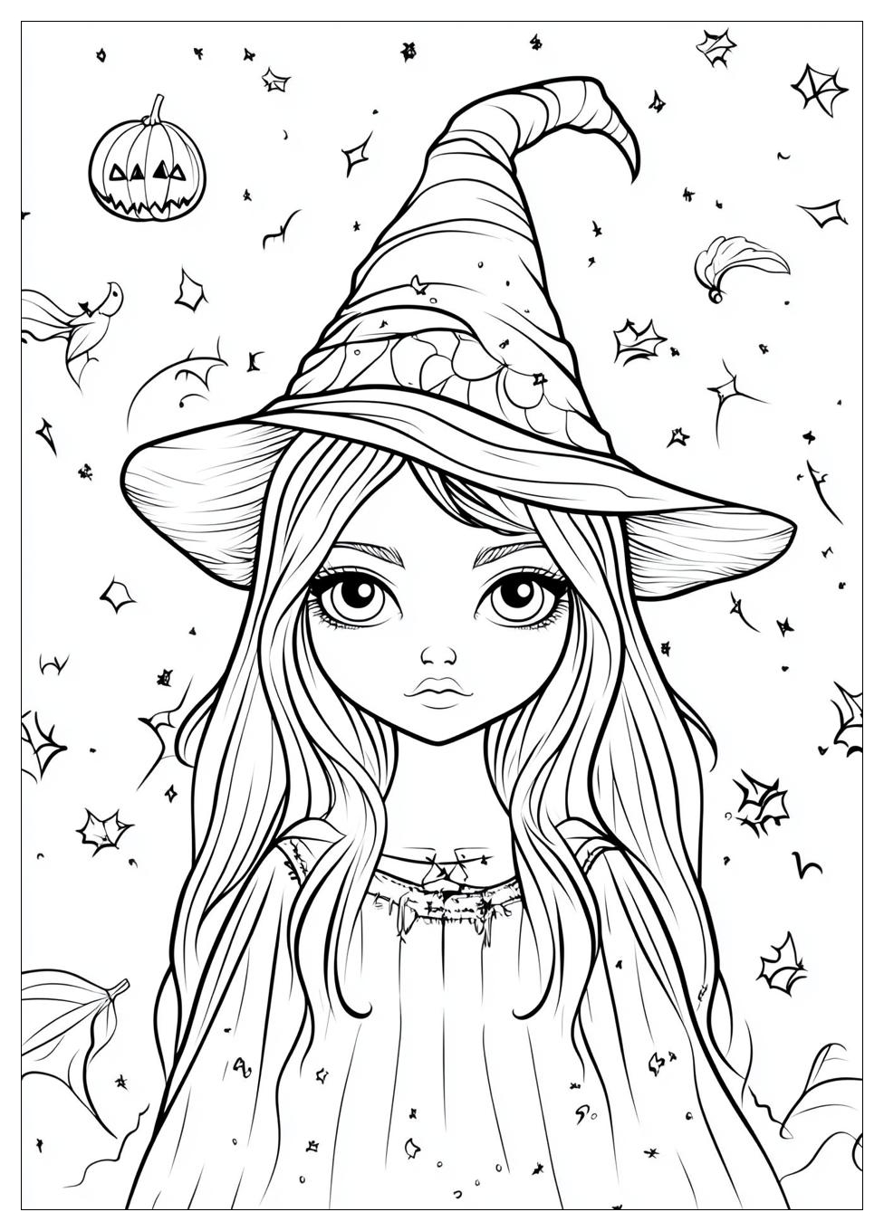 Witch Coloring Pages-10
