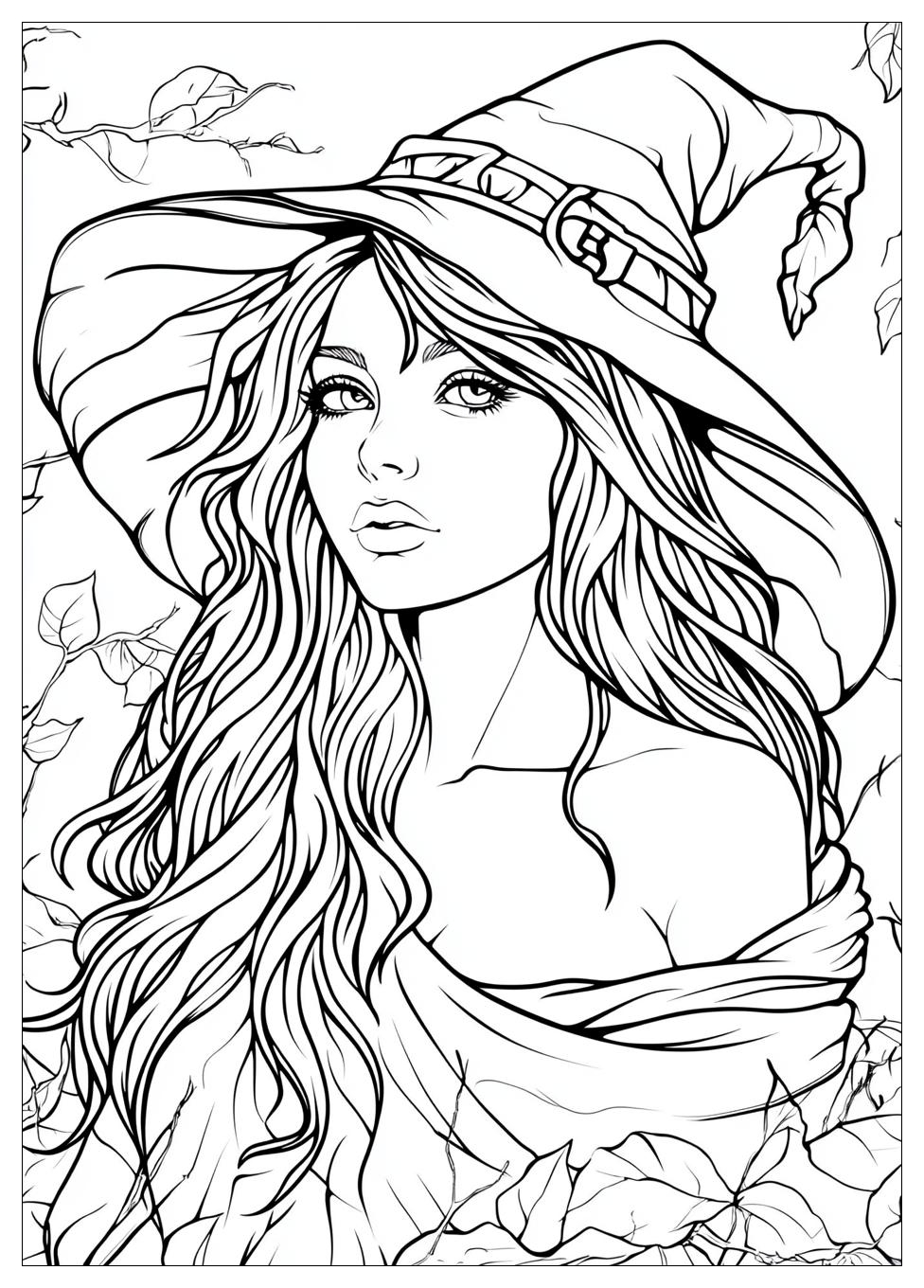 Witch Coloring Pages-11