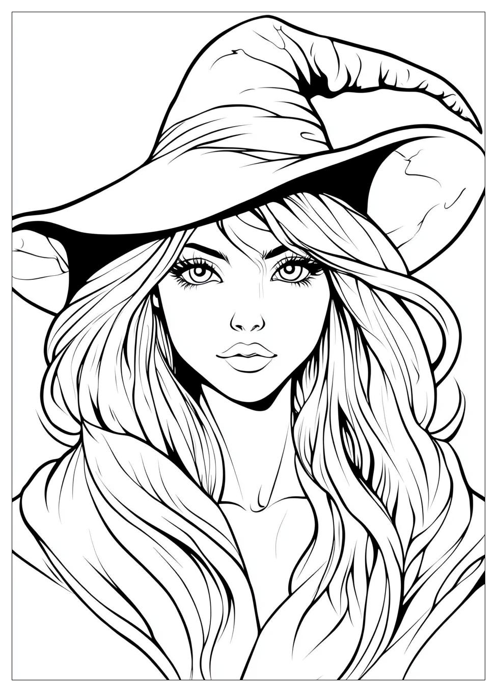 Witch Coloring Pages-12