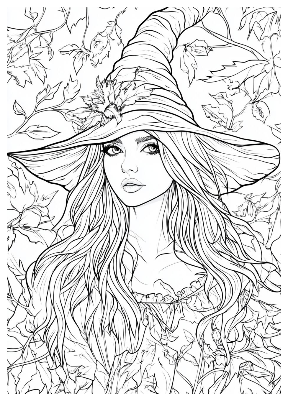 Witch Coloring Pages-13