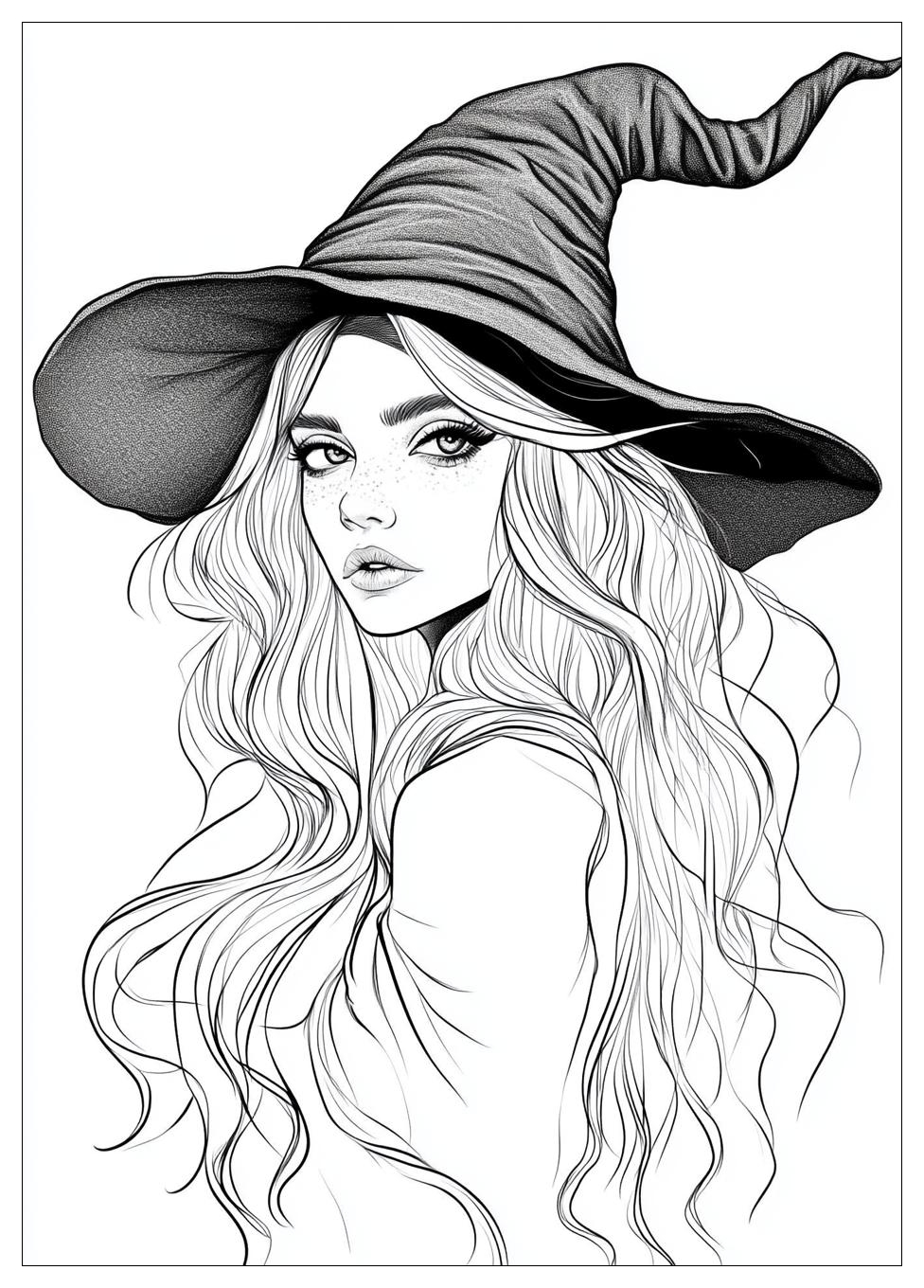 Witch Coloring Pages-14