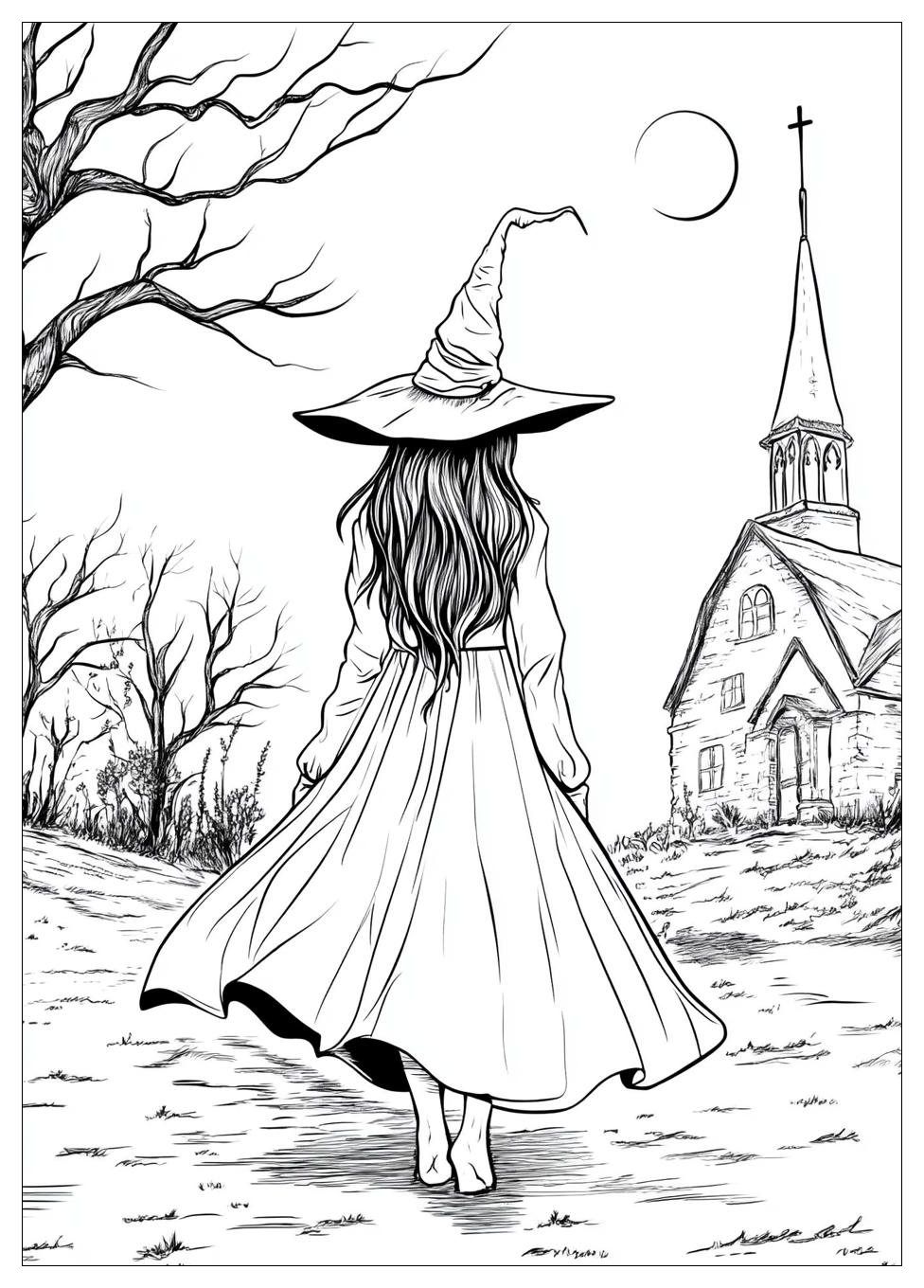 Witch Coloring Pages-15