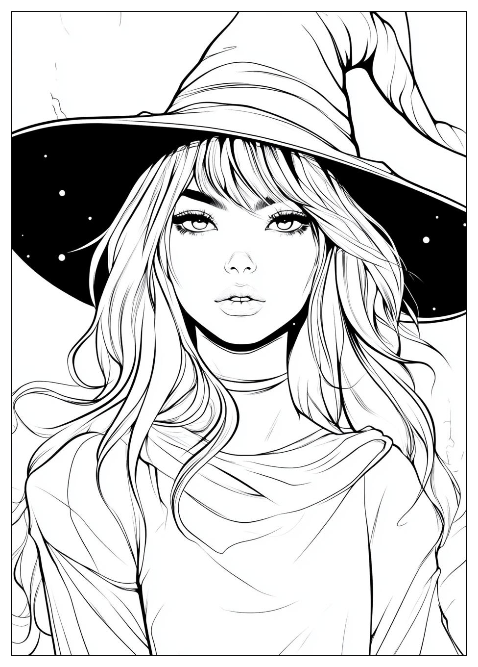 Witch Coloring Pages-2