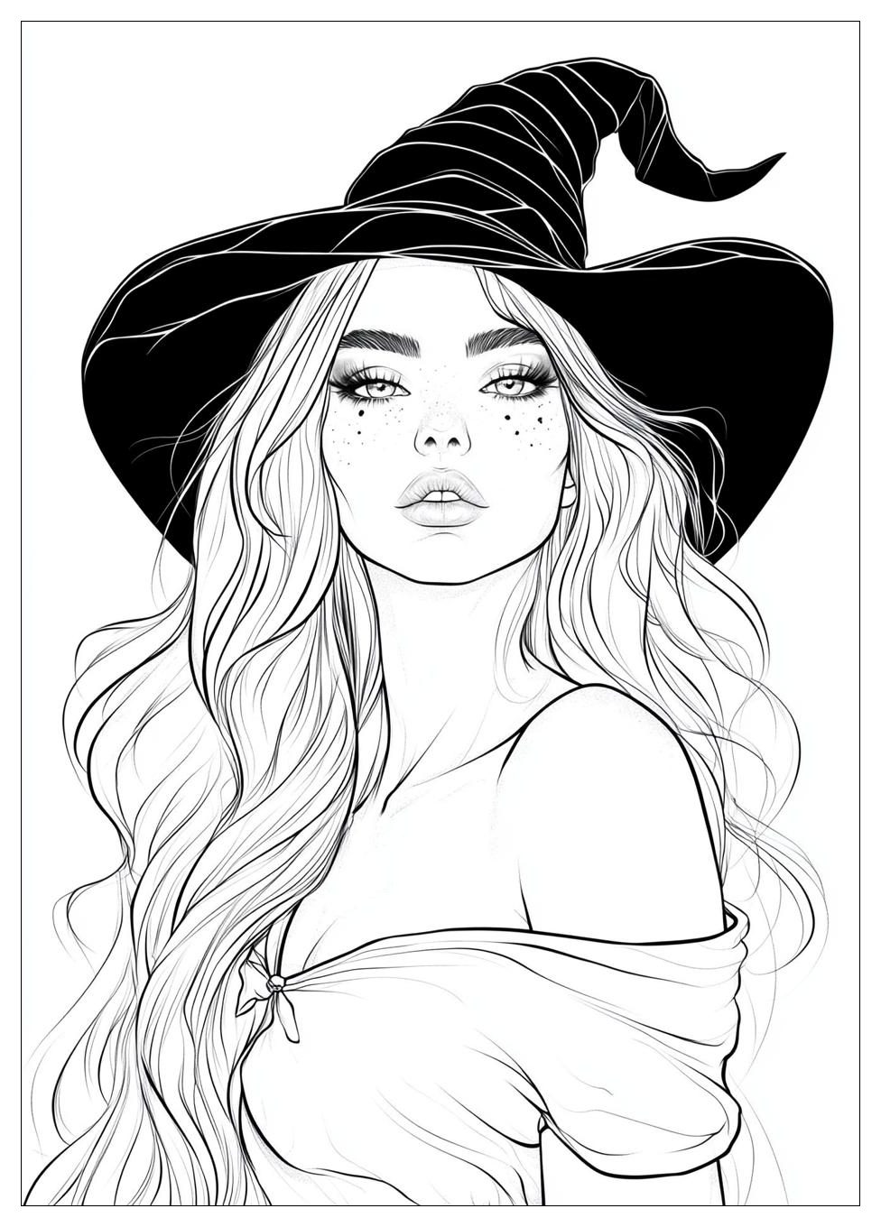 Witch Coloring Pages-20