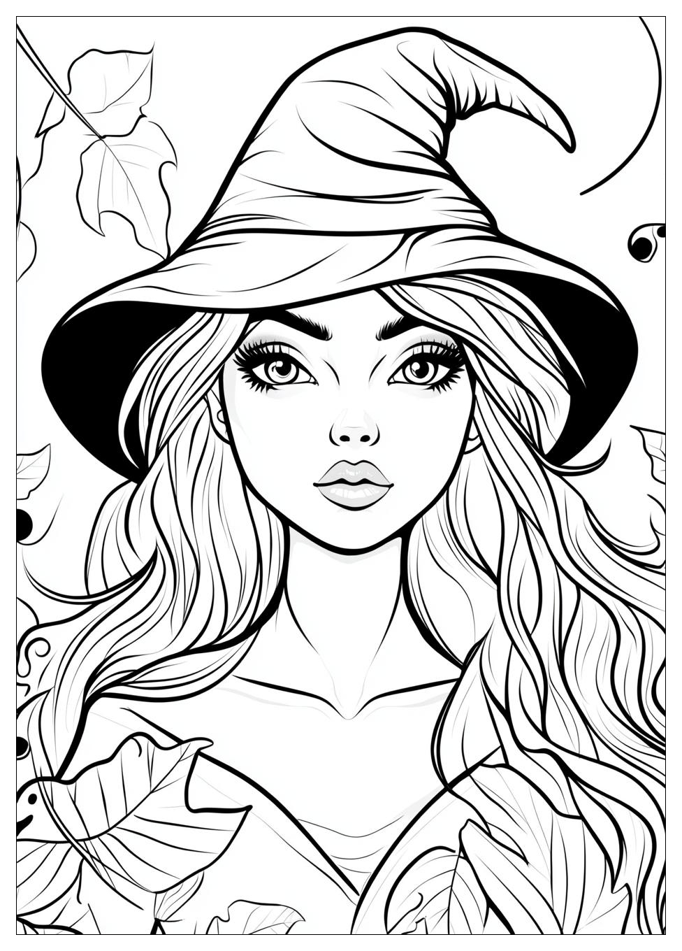 Witch Coloring Pages-5