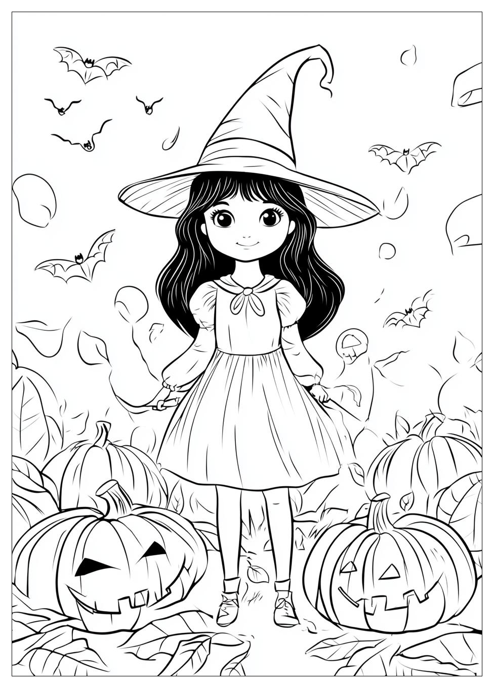 Witch Coloring Pages-9