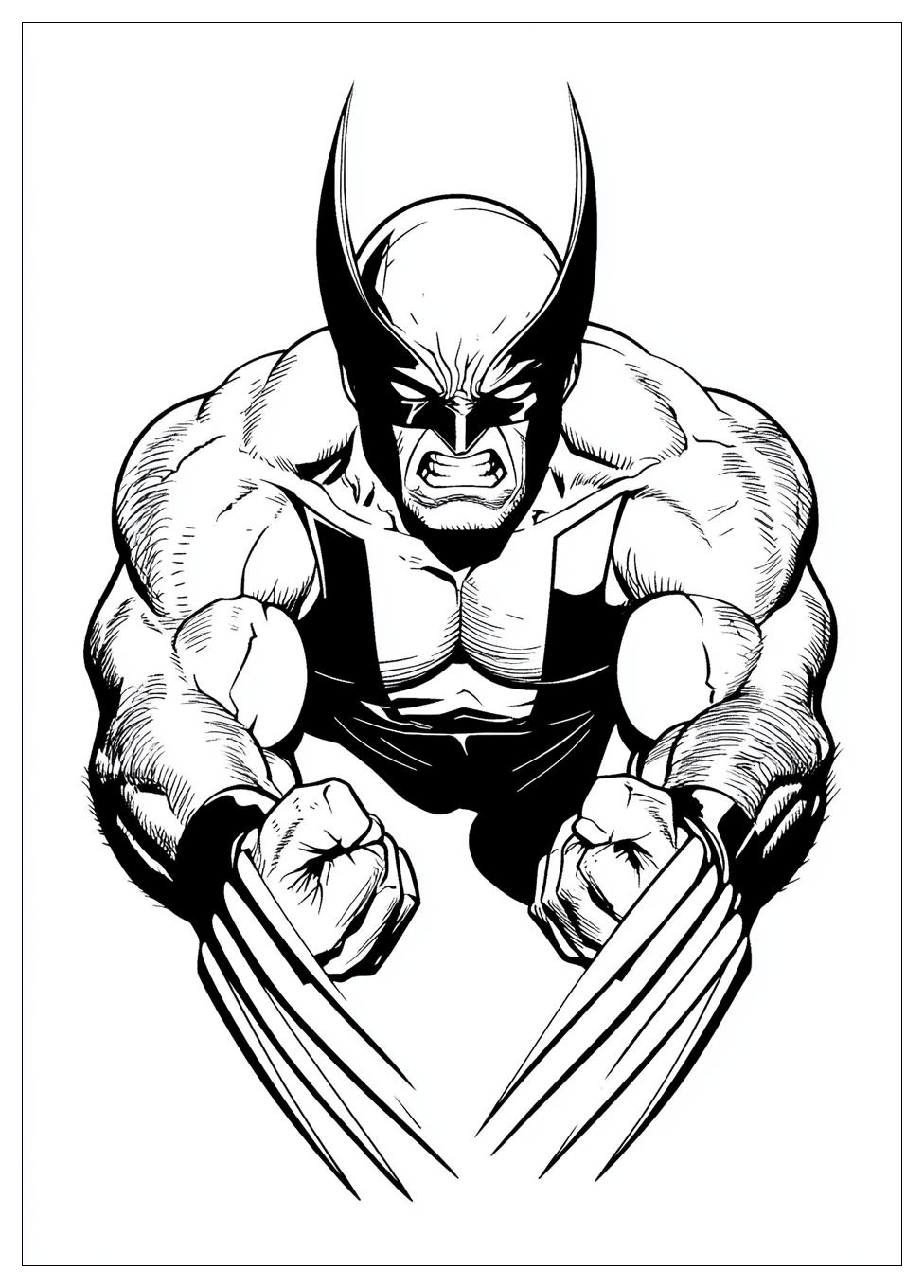 Free Printable Wolverine Coloring Pages 11 Wolverine Coloring Pages-11