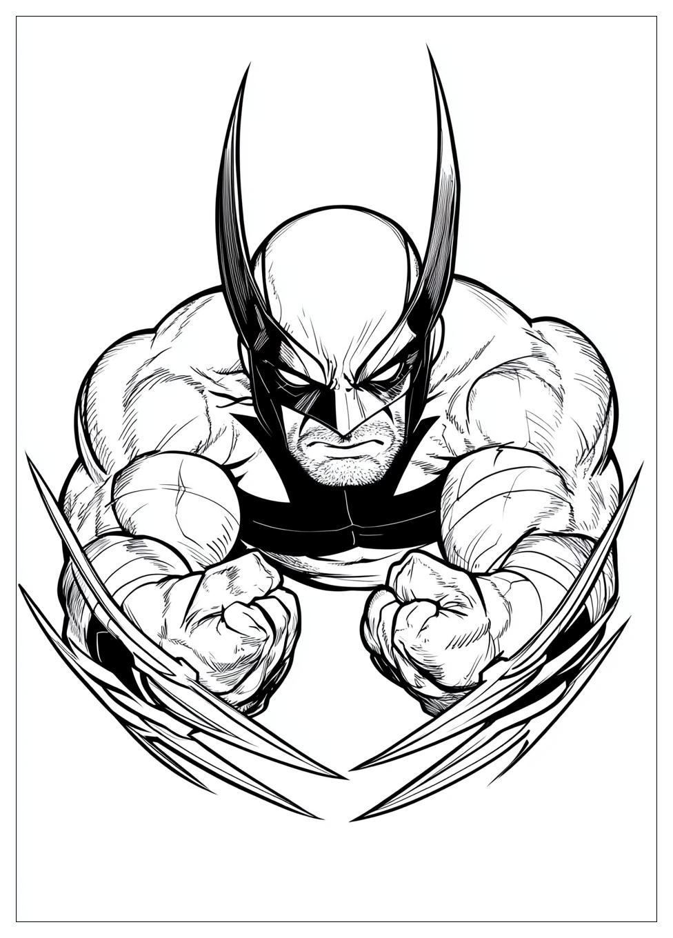 Free Printable Wolverine Coloring Pages 13 Wolverine Coloring Pages-13