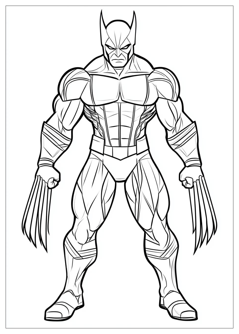 Free Printable Wolverine Coloring Pages 16 Wolverine Coloring Pages-16