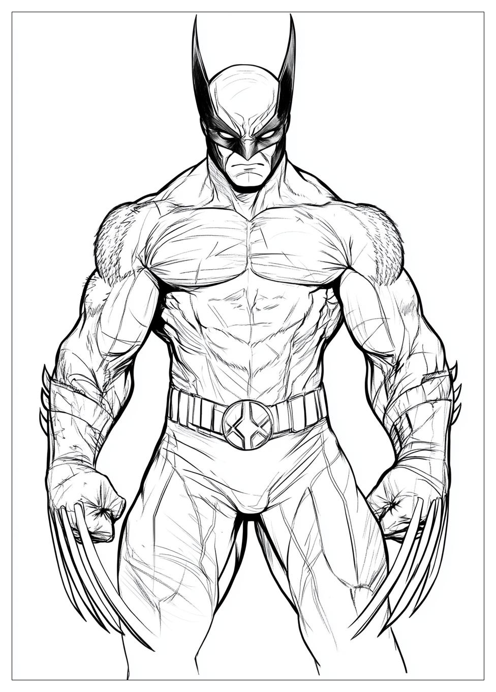 Free Printable Wolverine Coloring Pages 18 Wolverine Coloring Pages-18