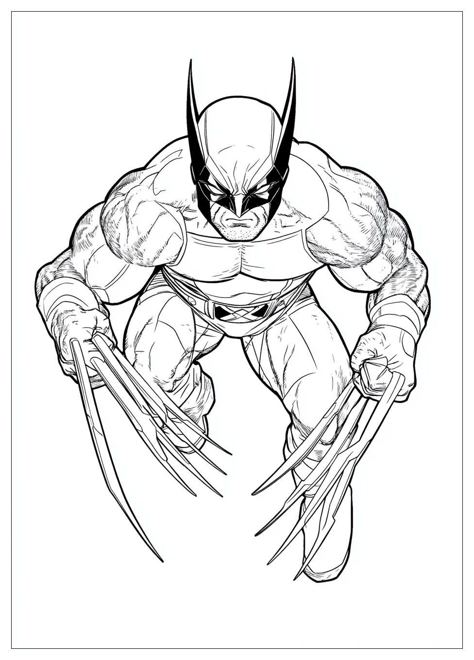 Free Printable Wolverine Coloring Pages 19 Wolverine Coloring Pages-19