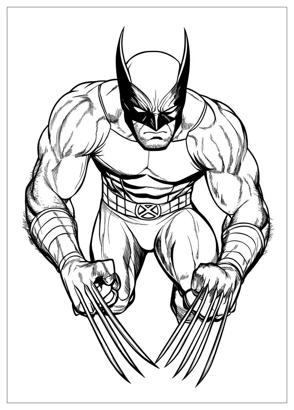 Free Printable Wolverine Coloring Pages 2 Wolverine Coloring Pages-2