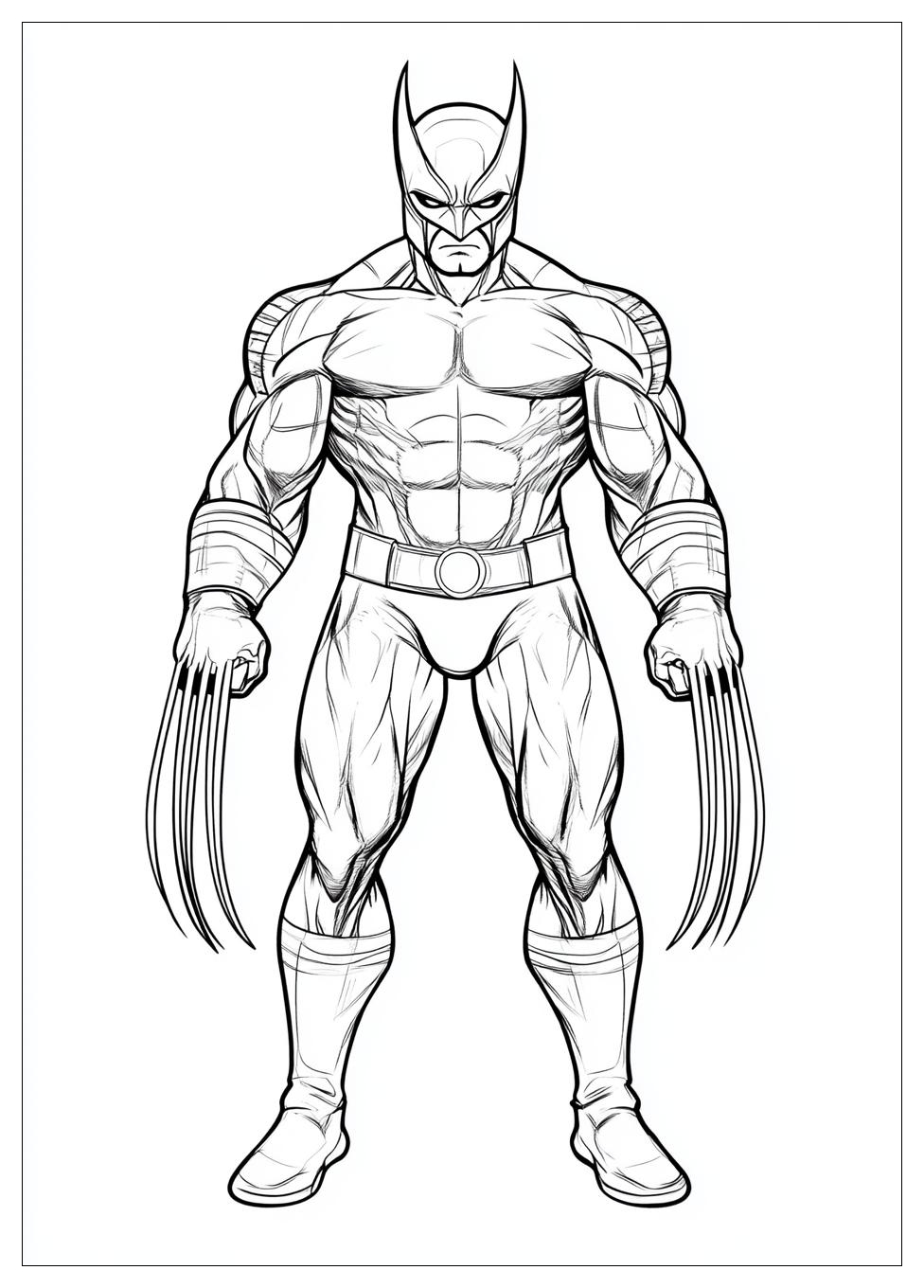 Free Printable Wolverine Coloring Pages 20 Wolverine Coloring Pages-20