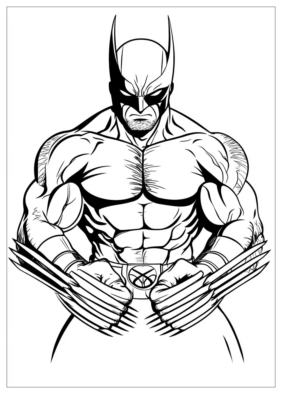 Free Printable Wolverine Coloring Pages 5 Wolverine Coloring Pages-5