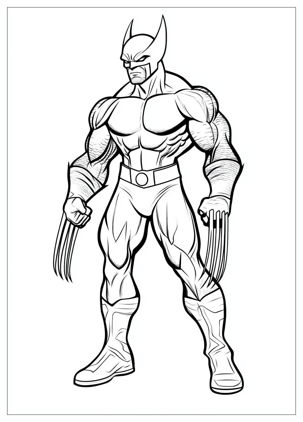 Free Printable Wolverine Coloring Pages 8 Wolverine Coloring Pages-8